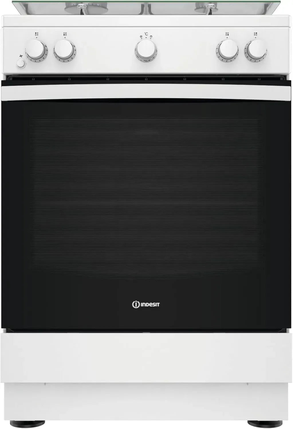 Cuisinière à gaz INDESIT IS67G1KMW/E avec four intégré